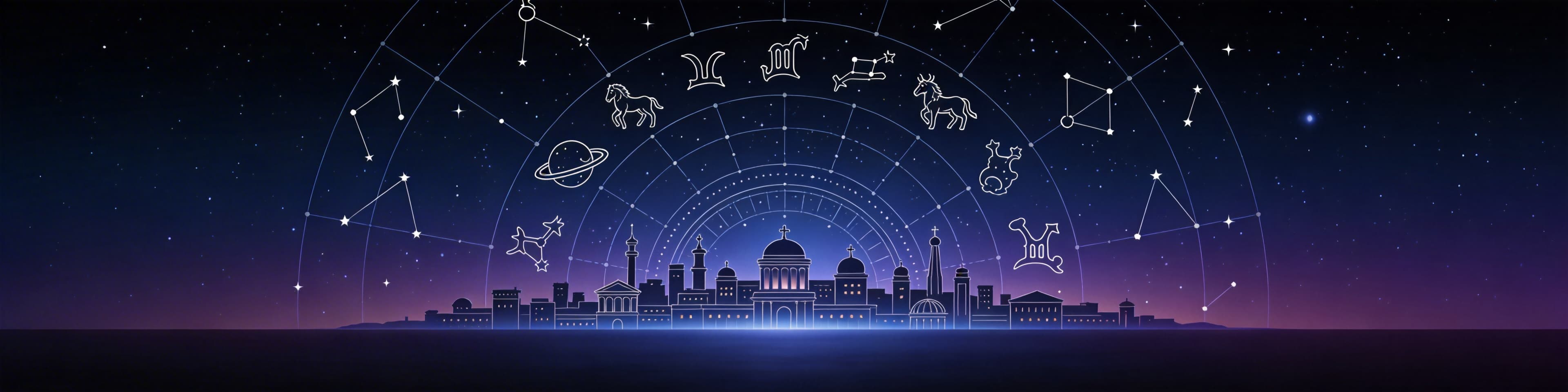 Birth chart celestial artwork